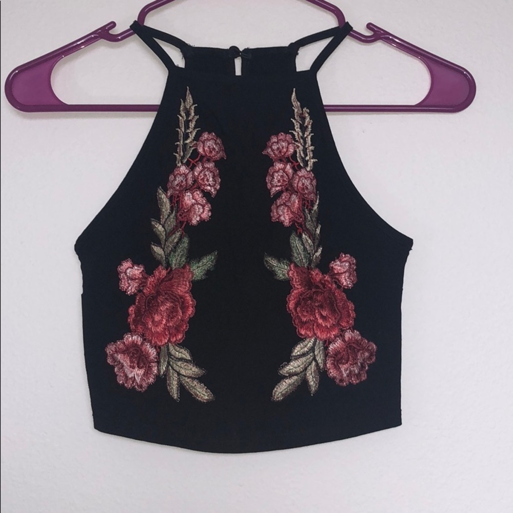 Floral crop top